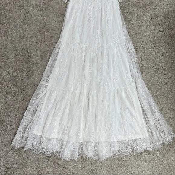 Baltic Born White Lace Maxi Dress - Picture 11 of 15